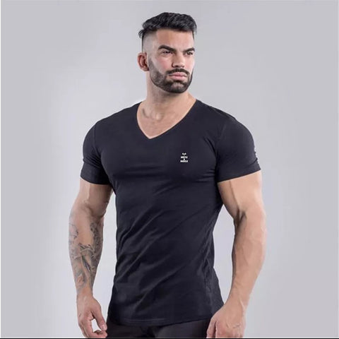 Hustle and Muscle Men T-shirt black